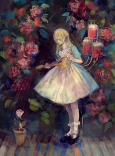 No es mi obra de arte, representa la historia de mi mejor amiga que ahora ya no está conmigo Pretty Art Paintings, Profile Picture Music, Allison Core Aesthetic, Dreamcore Drawing, Horror Reference, Dark Alice In Wonderland, Wonderland Artwork, Alice In Wonderland Aesthetic, Arte Peculiar