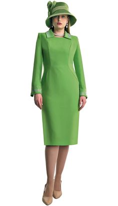 Lily and Taylor 4879 1 piece French Crepe Dress Colors: Apple Green, Black, Orchid, White, Yellow Sizes: 4, 6, 8, 10, 12, 14, 16, 18, 20, 22, 24 Matching Hat Available H198 Yellow H289 Orchid H455 Apple Green Call (469)571-3647 or email DivasDenFashion@gmail.com to purchase hat Orchid White, French Crepes, Dress Colors, Black Orchid, Matching Hat, Apple Green, Crepe Dress, Orchids, 1 Piece