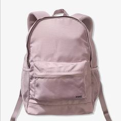 Victoria's Secret Vs Pink Classic Lilac Lightweight Backpack Bag No Padding Dimensions: 17" L X 12" W X 5" H Pink Bookbag, Vs Pink Backpack, Pink Backpack Victoria Secret, Victoria Secret Backpack, Sequin Backpack, Studded Backpack, Purple Backpack, Victoria Secret Pink Bags, Vintage Backpacks