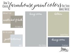 some gray paint colors with the words, how to choose and use them for your home