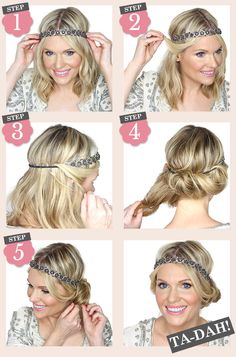 Hairstyles 1920s Gatsby, 1920 Easy Hairstyles, 1920s Headband Hairstyle, 20s Flapper Hair Long, Roaring 20s Makeup Hairstyles, 1920s Long Hairstyles Gatsby, Gatsby Theme Hairstyles, Roaring 20s Long Hairstyles, 1920s Women’s Hairstyles