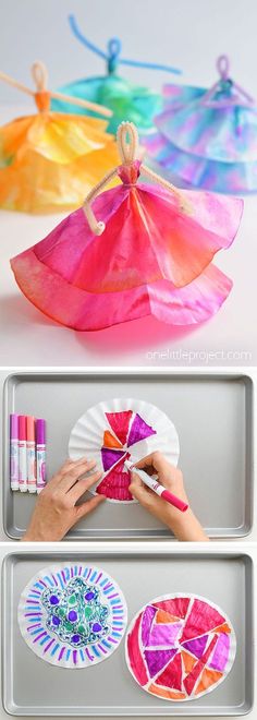 paper plate crafts for kids that are easy and fun to do with the kids at home