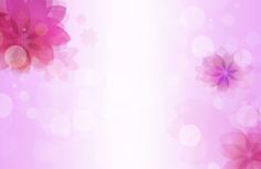 an abstract pink background with flowers and stars