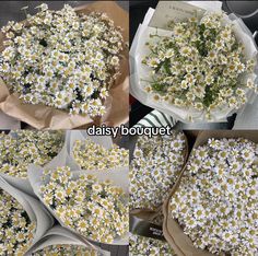 daisies are being prepared to be baked in the oven