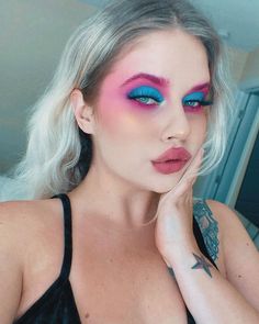 @laurenrohrer Mood 💖🐳💛 Wearing @nyxcosmetics @hudabeauty & @sugarpill Eyeshadows @urbandecaycosmetics 24/7 Eye Pencil in Woodstock @theboldfacemakeup Lashes in Spice It Up @maybelline Super Stay Lip Crayon in Seek Adventure Sugarpill Cosmetics, Rainbow Makeup, Rave Makeup, Maybelline Super Stay, Ethereal Makeup, Lip Crayons, Eye Pencil, Nyx Cosmetics, Everyday Makeup