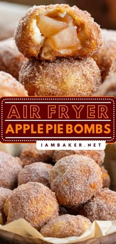 Air Fryer Apple Pie, Air Fryer Recipes Dessert, Fall Baking Recipes, Apple Pie Filling, Apple Pie Spice, Apple Dessert Recipes, Fall Dessert Recipes, Air Fryer Recipes Easy