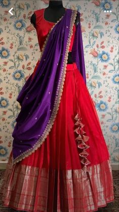 Simple Lehenga, Long Gown Design, Wedding Lehenga Designs, Simple Frocks, Lehenga Designs Simple, Half Saree Designs, Long Dress Design