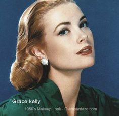 an old photo of grace kelly wearing earrings