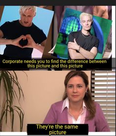 two people making heart shapes with their hands in front of them and the caption says, corporate needs you to find the differences between