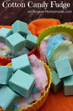 cotton candy fudge cupcakes with marshmallow frosting