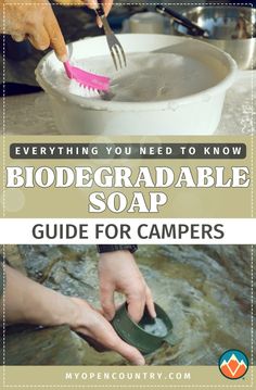 Everything you need to know about biodegradable soap for camping! From choosing the right type for dishes and laundry to understanding the environmental benefits, this guide covers it all. Equip yourself with knowledge and the best products for an eco-friendly camping experience. | Learn more about What To Pack For Camping