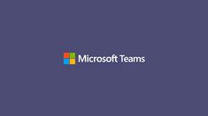 microsoft teams logo on a purple background