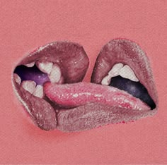 an open mouth with its tongue out and the words besanesin sentir above it