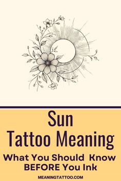 sun tattoo meaning what you should know before you ink it on your arm and back