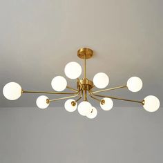 Ultra-Contemporary Milk Glass Balloon Ball Chandelier - Elegant Ceiling Lighting For Living Room 11 Balloon Ball, Balloon Chandelier, Ball Chandelier, Condo Design, Suspended Lighting, Hanging Ceiling, Wall Lamps Bedroom, Brass Lantern, Living Room Ceiling