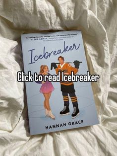 a book with the title click to read icebreakerer on it and an image of a