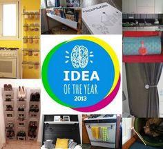 a collage of photos with the words idea of the year 2013