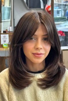 Looking for stylish haircuts with curtain bangs? Checkout these 20 beautiful haircuts that highlight curtain bangs! Curtain Bangs For Fine Wavy Hair, Midlength Hairstyles Curtain Bangs, Kids Curtain Bangs Medium Hair, Modern Bob Haircut With Bangs, Girls Curtain Bangs Kids, Girls Curtain Bangs, Girl Haircut With Bangs, Highlight Curtain Bangs, Girls Haircuts With Bangs