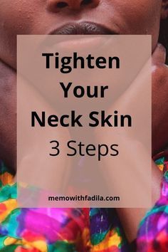 Sagging Neck Skin, Loose Neck Skin, Tighten Neck Skin, Neck Tightening, Wrinkle Remedies, Face Yoga Facial Exercises, Tighten Loose Skin, Turkey Neck, Neck Wrinkles