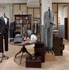 J.Crew open Pop-Up Shop in London’s Kings Cross Suit Stores, Store Window Displays, Retail Boutique, Dapper Dudes