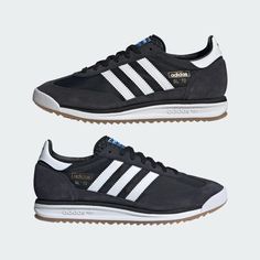 adidas SL 72 RS Shoes - Black | Men's Lifestyle | adidas US Adidas Sporty Sneakers For Walking, Adidas Low-top Walking Sneakers, Casual Adidas Sneakers For Walking, Adidas Sl 72, Track And Field Athlete, Adidas Design, Adidas Shoes Mens, Mens Lifestyle, Adidas Online