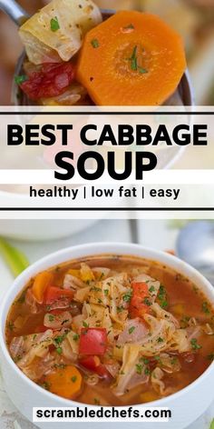 Oven Cabbage, Cabbage Soup Easy, Cabbage Soup With Hamburger, Cabbage Vegetable Soup, Soup With Hamburger, Instant Pot Cabbage Soup, Best Healthy Soup, Healthy Cabbage Soup, Instant Pot Cabbage