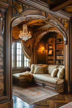 This is the future of https://www.homestratosphere.com/cozy-reading-nook-designs/reading nook design (50 examples) Ornate Library, Elven Library, Mansion Library Aesthetic, Wizard Library, Old Huge Library Aesthetic, Big Old Library, Home Stratosphere, Reading Nook Ideas