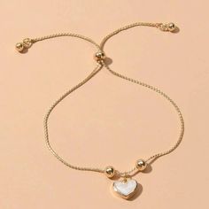 Heart Charm Bracelet Yellow Gold Gold Casual Bracelets For Valentine's Day, Casual Gold Bracelets For Valentine's Day, Casual Valentine's Day Jewelry Bracelet, Casual Heart Charm Bracelet For Valentine's Day, Gold Heart-shaped Casual Bracelet, Casual Gold Heart Bracelet For Valentine's Day, Gold Casual Jewelry For Valentine's Day, Casual Gold Jewelry For Valentine's Day, Casual Everyday Jewelry With Heart Charm