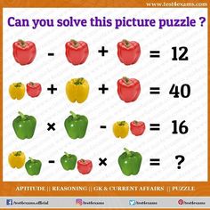 an addition puzzle for children to solve the missing numbers in each pepper and bell peppers