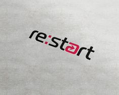 the restart logo is displayed on a white surface