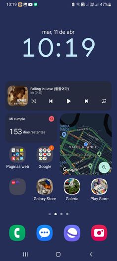 an iphone screen showing the time and location of various things in different languages on it