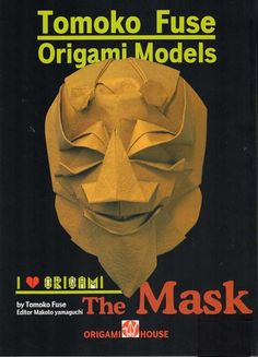 an origami mask is featured in this advert for the original mask company