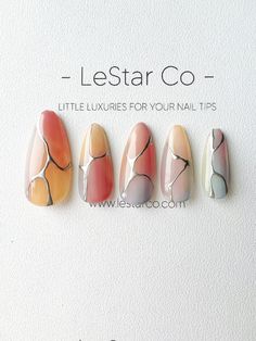 FREE SHIPPING For ODERS OVER $50  AUSTRALIA $79   WORLDWIDE   LeStar Co. press-on nails is reusable and easy to use, give yourself a perfect, non-damaging manicure in seconds for a fraction of the salon cost. Wear them for weeks straight or a few days at a time as you like. KEY FEATURES: - Handmade by our professional nail artist - Flexible and lightweight for comfortable wear - Easy to apply and remove - Long-lasting - Multiple wears - Waterproof Package includes: - 10 nails and 1 Prep kit (nai Faux Nails, Glass Nails Art, French Acrylic Nails, Glass Nails, Nails Gel, Stained Glass Window, Nail Games, Professional Nails, Nail Artist