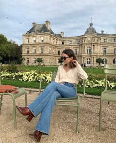 Ankle Boots With Jeans, Elegante Casual, Looks Chic, 가을 패션, Mode Inspiration, Looks Vintage, Fall Winter Outfits, Outfits Casuales, Parisian Style