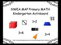 a black and white photo with text that says, nvea map primary math kindergarten act