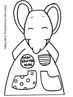 an elephant wearing a shirt with buttons on it's chest and the words cheek saw mum