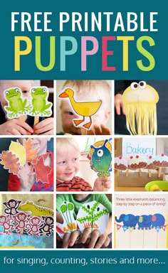 the book is titled free printable puppets