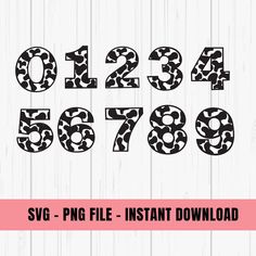 the svg file is shown with numbers and letters in black on a white background