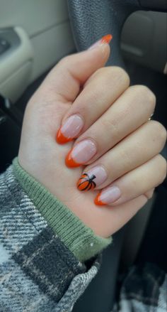 Holloween Nails, Thanksgiving Nail, Cute Simple Nails, Pumpkin Nails, Cute Nails For Fall, Summery Nails, Short Square Acrylic Nails, Thanksgiving Nails, Short Acrylic Nails Designs