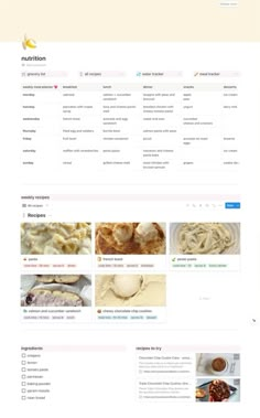 the food website is open and ready to be used