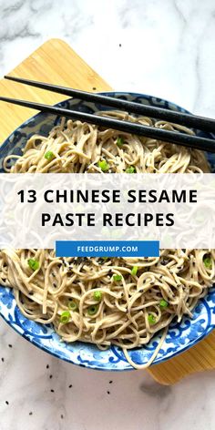 plate of cold sesame noodles Sesame Paste Noodles, Sesame Paste Recipe, Cultural Dishes, Sesame Seeds Recipes, Black Sesame Paste, Sesame Paste, Bang Bang Chicken, Sesame Noodles, Recipes Learn