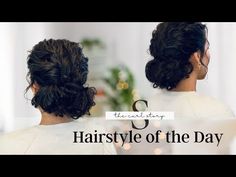 Get The Look: Double Roll-Up Buns For A Gorgeous Curly Hairstyle Of The Day - YouTube Curly Updos, Wavy And Curly Hair, Morning Hair, Curly Updo, Curly Hair Updo, Great Hairstyles, Work Hairstyles, Curly Hairstyle, Hair Cut