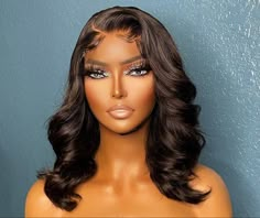 Yesbleen Body Wave 13x6 Lace Front Wig 13x4 HD Lace Frontal Human Hair Wigs Water Wave 5x5 Glueless Closure Bob, 2 Hairstyles, Braid Videos, Honey Brown Hair, Stylish Hairstyles, Weave Styles, Hd Lace Frontal, Hair Braid Videos, Front Lace Wigs