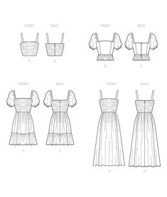 the instructions for how to make a dress