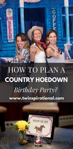 How to plan a country hoedown? Saddle up cowboys and cowgirls, here your Country Hoedown party guide including party decorations, country outfits, southern food, and backdrops. You and your guests can dress up like cowboys and cowgirls and enjoy this country western theme party. #hoedown#countryhoedown #themeparty Western Theme Party Decorating Ideas, Hoedown Party, Intimate Birthday, Country Western Parties