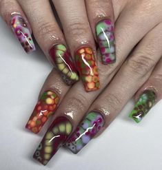 Summer Nail Ideas, Edgy Nails, Kawaii Nails, Summer Glow, No Limit, Fire Nails, Dream Nails, Funky Nails, Pretty Acrylic Nails