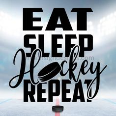 Eat Sleep Hockey Repeat Metal Wreath Sign 8 Door Signs For Hockey Tournament, Cricut Hockey Door Signs, Hockey Hotel Door Signs, Eat Sleep Hockey Repeat, Funny Hockey Signs, Canada Christmas, Cowboy Crafts, Valentines Gift Card, Southwest Design