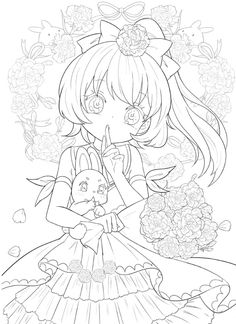 Chibi Coloring Pages, Adult Colouring Printables, Cool Coloring Pages