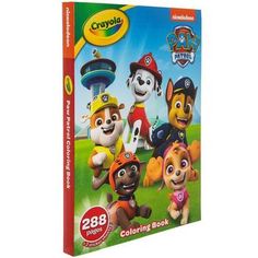 a book with an image of paw patrol on it