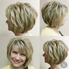 Short Layered Hair, Short Layered Bob Hairstyles, Layered Hair With Bangs, Layered Bob Hairstyles, Short Layered, Bob Hairstyles For Fine Hair, Penteado Cabelo Curto, Hair Images